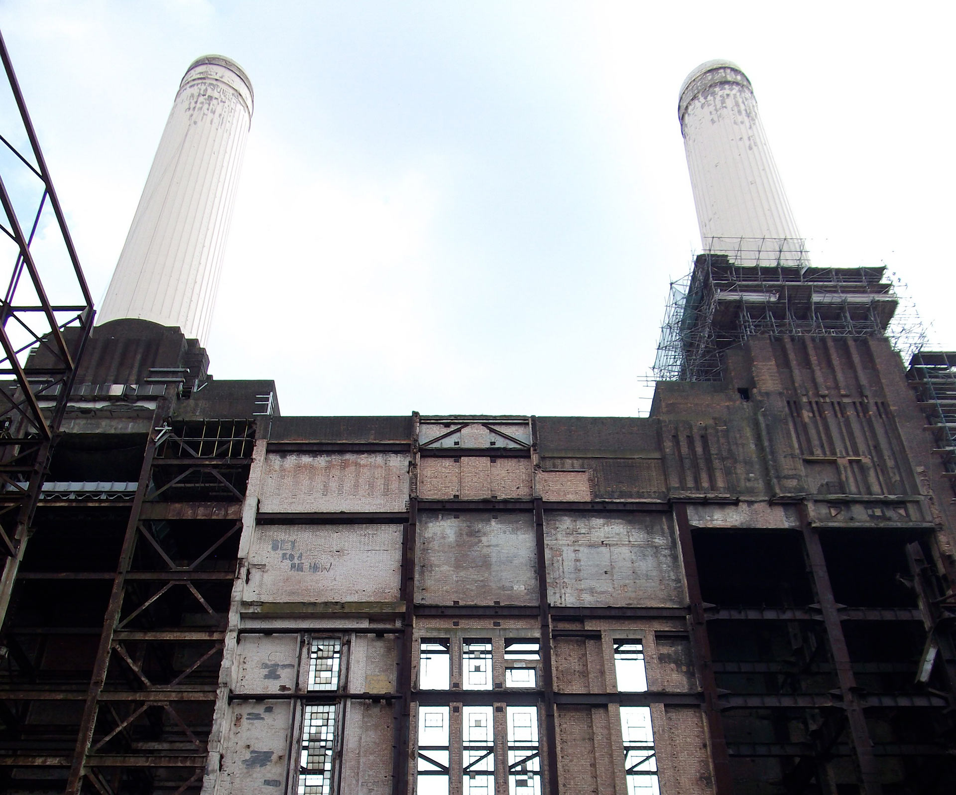 One of the last events to be held at Battersea Power Station before its redevelopment.