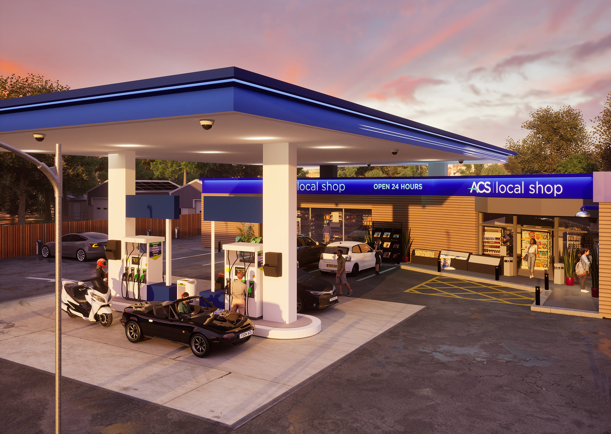The Forecourt Report – 3D visualisation for cover image