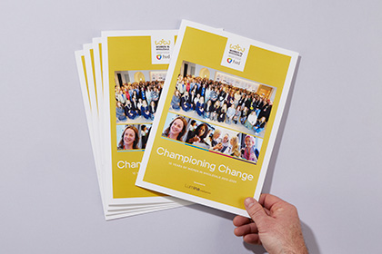 Championing Change brochures
